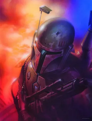 Produktbild von Disney Poster Star Wars Mandalorian Multicolor - 611675 - 30 x 40 cm
