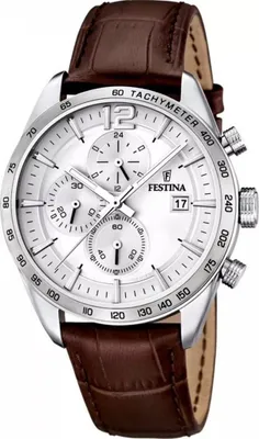 Produktbild von Festina Sport Herren Armbanduhr Chronograph Leder F16760/1
