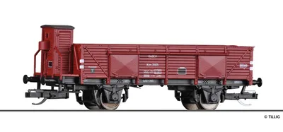 Produktbild von Tillig aus. Güterwagen mit Bremsvorrichtung, GySEV, E 17633