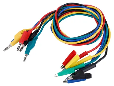 Produktbild von Bananen-Krokodil-Stecker, Kabel, einfache Sicherheit für elektrische Multimeter