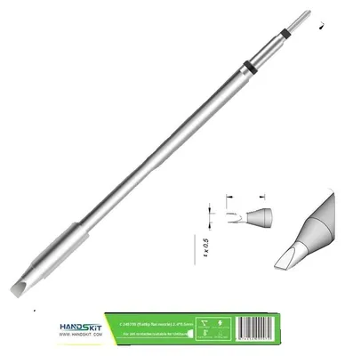 Obrázek produktu pro Pájecí hrot, kompatibilní s rukojeťmi T245, rychlý náběh teploty, C245-759