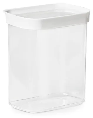 Produktbild von EMSA Optima, Container, Rechteckig, 1,6 l, Transparent, Weiß, Styrol-Methylmethacrylat (MS), Thermoplastisches Elastomer (TPE), 55 °C