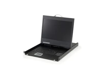 Zdjęcie produktu dla LevelOne KVM-8901US, 48,3 cm (19"), 1440 x 900 px, TFT, 250 cd/m², 500:1, 85