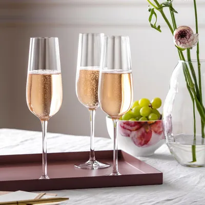 Immagine prodotto di Set di 4 calici da spumante "Rose Garden", diametro 72 mm, capacità 120 ml | Villeroy & Boch | Codice articolo: 1137258130 | EAN: 4003686420335