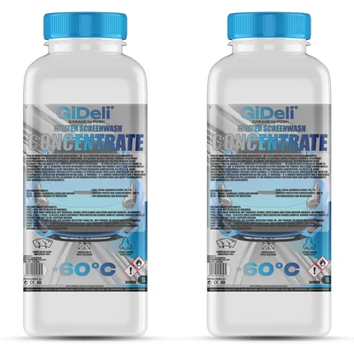 Produktbild von Scheibenfrostschutz Konzentrat -60°C 2L Winter Wischwasser Reiniger Auto GiDeli