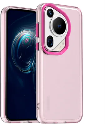 Produktbild von Handyhülle für Huawei Pura 70 Schlank Durchscheinend Matt Stoßfest Schutzhülle Rot