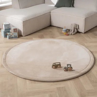 Produktbild von Volero - Spielmatte Rund - Jip Beige - Ø 200 cm - Kinderzimmer, Babyzimmer