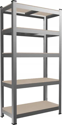 Produktbild von 5-stöckiges Regal, Lagerregal 180x90x40 cm, Tragfähigkeit des Regalbodens: 175 kg