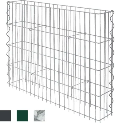 Produktbild von Gabionenkorb 1000 x 200 anthrazit RAL 7016 | 830