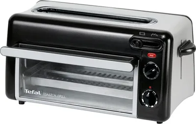 Zdjęcie produktu dla Tefal Toast n Grill TL6008 Toster i mini piekarnik 2w1 energooszczędny i wydajny pomocnik kuchenny