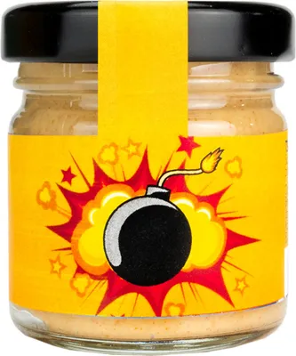 Produktbild von Mini Glas Bomben Senf, 30 ml