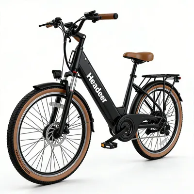 Produktbild von E-Bike HEADEER BD26195 - Batterie 48V11.5AH 26" Scheibenbremse - Schwarz