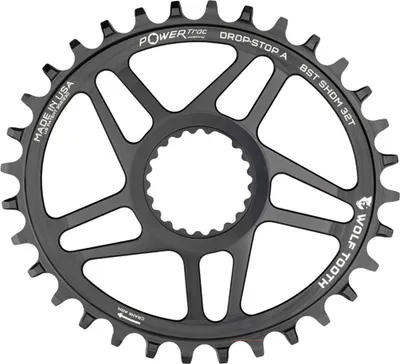 Produktbild von Wolf Tooth Shimano Boost Ovales Kettenblatt Silber 34t Silber 34t