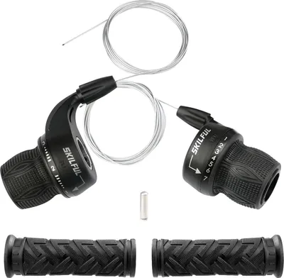 Image de MEGHNA 21 Speed Kit de dérailleurs vélo 3x7 Revoshifter 7 vitesses Poignée tournante