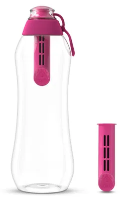Produktbild von Dafi rosa Wasserfilterflasche 0,7 l + 2 Filter