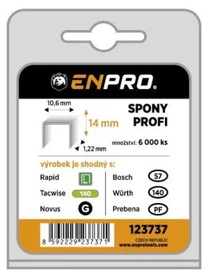 Immagine prodotto di Punti metallici PROFI, 345/14 mm, 6000 pezzi, ENPRO