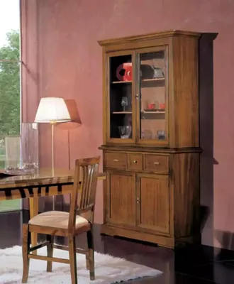 Produktbild von Schrank Schränke Anrichte Vitrine Glasschrank Vitrinen Italienische Möbel