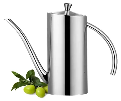 Imagen del producto de Dispensador de aceite de acero inoxidable de 500 ml con boquilla antigoteo