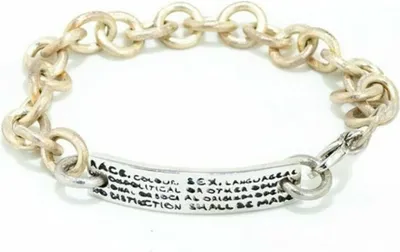 Imagen del producto de Pulsera de mujer Demaria, modelo Dmhrbr01, color blanco, 19 cm