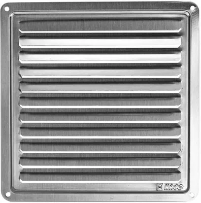 Produktbild von Lüftungsgitter - Deckel NVM, 150 x 150 mm K, Edelstahl 0710