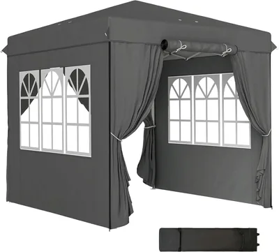 Image de Pavillon - Pavillon de jardin - Tente pliante - Tente de réception - Tente de camping - Tente pop-up, installation rapide