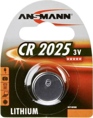 Produktbild von ANSMANN Lithium Knopfzelle CR2025