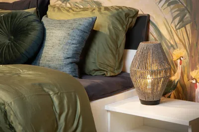 Obrázek produktu pro LUCIDE CORDULLE – Stolní lampa – 1xE27 – Šedá