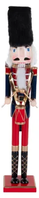 Produktbild von Weihnachtsfigur Nussknacker, Holz, 60 cm