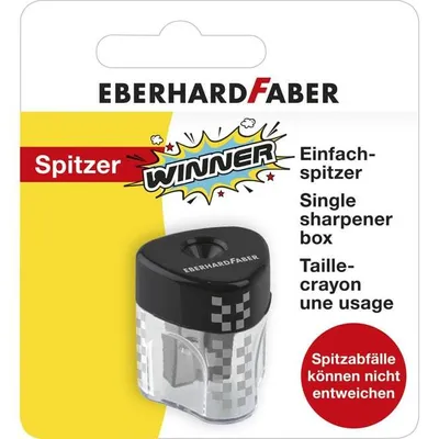 Produktbild von Eberhard Faber 585194 - Einfachspitzdose Winner auf Miniblisterkarte, 1 Stück