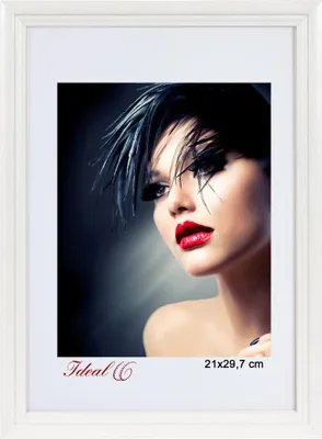 Produktbild von Artos Holz Bilderrahmen Acrylglas Plexi Lifestyle Foto Rahmen Collage Wanddeko Poster - Farbe: Weiß | Format: 21x29,7 DIN A4