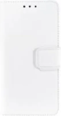 Produktbild von Book Case Handyhülle für Galaxy S6 Weiß Leder 4250710561278