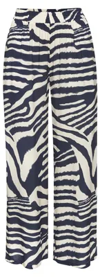 Produktbild von LASCANA Palazzohose aus luftig leichter Viskose creme-graublau bedruckt Größe 36