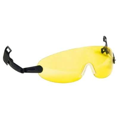Produktbild von Integr. Schutzbrille V9A gelb getönt