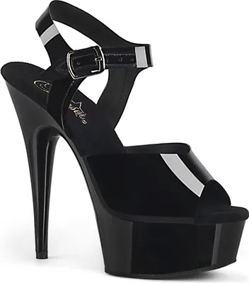 Produktbild von DELIGHT-608N Damen Sandale von Pleaser, Schwarz EU 38, US 8