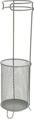 Zdjęcie produktu dla Metalowy stojak na parasole H&S Decoration piaskowy beżowy 50 cm
