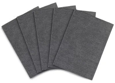 Produktbild von 5er Set Geschirrtücher, 100% Baumwolle, 50x70 cm, grau-meliert