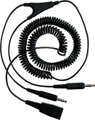Produktbild von JABRA Soundcard-Kabel QD auf 2x 3,5mm Klinke (2,0m, spiral)