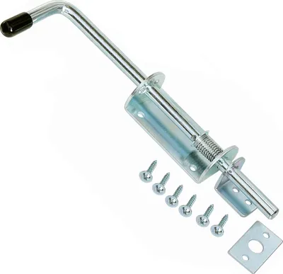 Produktbild von 2 Federriegel Torriegel Bolzenriegel Schlossriegel 300 / 12 mm Verzinkt