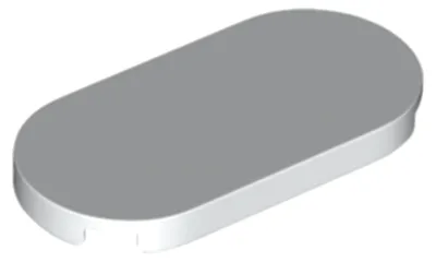 Zdjęcie produktu dla 10x LEGO Rundfliese 2 x 4 Oval (66857) – Einzelteile