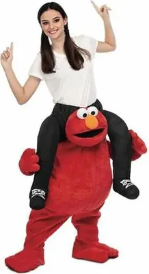 Produktbild von Mom Ride-on Elmo Frauenkostüm Rot  Rot One Size