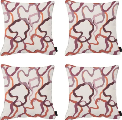 Produktbild von Madison – Dekokissen „Blaze“ – Mehrfarbig – 50 x 50 x 10 cm – 4er-Set