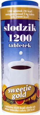 Produktbild von Süßstoff, 1200 Tabletten Sweetie Gold