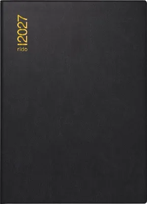 Produktbild von rido/idé 7013002907 Taschenkalender Mod. perfect/Technik I 2027 A6, Kunststoff, schwarz