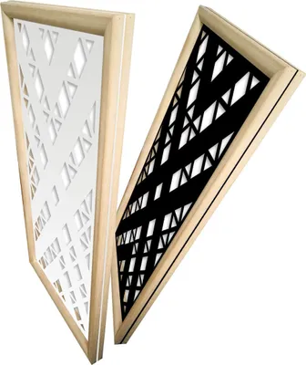 Produktbild von XSPIDER - Moduli Decorativi in holz e PVC 47x94 cm weiß