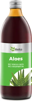 Produktbild von Ekamedica Aloe Vera Saft, zuckerfrei, ohne Konservierungsstoffe, 500 ml
