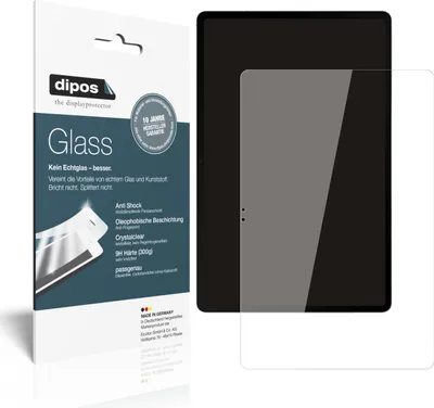 Produktbild von 2x Schutzfolie für Samsung Galaxy Tab S8 Plus - Anti-Shock 9H Folie dipos Glass Kunststoffglas