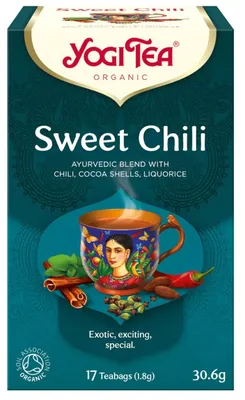 Obrázek produktu pro Yogi Tea®Ajurvédský čaj Sweet Chili (17ks), 58203