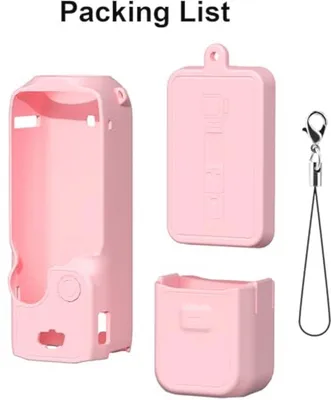 Siliconen Schutzhülle für Handheld Gimbal Action Kamera - Rosa