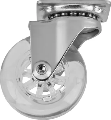Produktbild von Möbelrolle SWIFT transparent Ø 50 mm ohne Feststeller