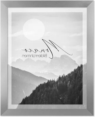 Productafbeelding van Fotolijst Metaal - Posterlijst Geborsteld - Wanddecoratie Maken - Antireflectie Kunstglas - 30x45 cm - Geborsteld aluminium